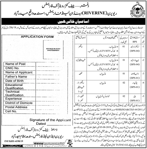 Sindh Forest Department jobs 2019