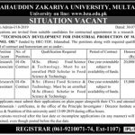 Bahauddin Zakariya University (BZU) Jobs 24 Aug 2019
