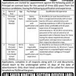 Elementary And Secondary Education Department Khyber Pakhtunkhwa Jobs 06 Aug 2019