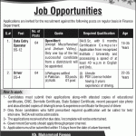 Finance Department Govt Of Azad Jammu And Kashmir Jobs 30 Aug 2019