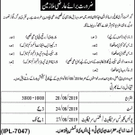 Govt Degree College For Women Wapda Town Lahore Jobs 05 Aug 2019