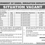 Irrigation Department Khairpur Jobs 09 Aug 2019