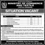Ministry Of Commerce And Textile Jobs 21 Aug 2019