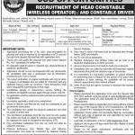NTS Announced Sindh Police For The Post Of Constable And Head Constable Jobs 24 Aug 2019