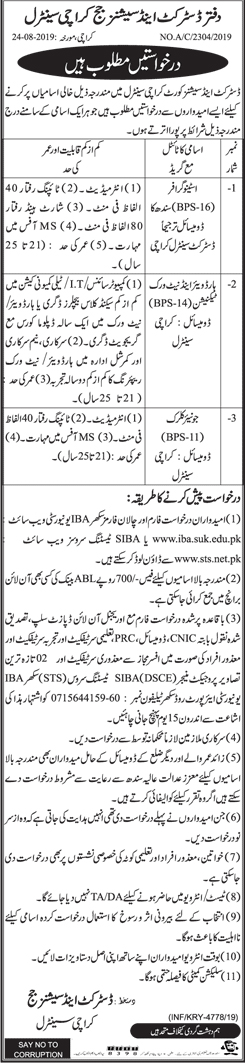 District and Session Court jobs 2019