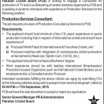 Pakistan Cricket Board (PCB) Jobs 27 Aug 2019