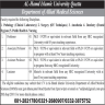 Alhamd Islamic University Jobs 16 September 2019