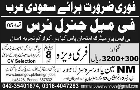 Jobs In NM Manpower Services 28 September 2019