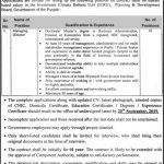 Planing And Development Board Govt Of The Punjab Jobs 02 Sep 2019