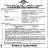 University Of Jhang Jobs 23 September 2019