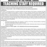 University Of The Punjab (PU) Jobs 16 Sep 2019