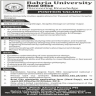 Bahria University Jobs 08 October 2019