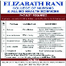 Elizabath Rani College Of Nursing And Allied Health Sciences Jobs 26 October 2019