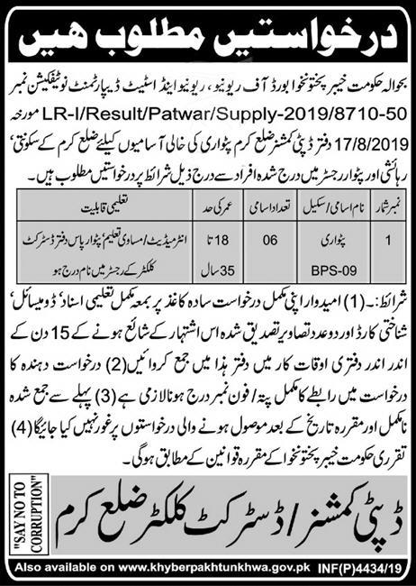 Jobs In Office Of The Deputy Commissioner 24 October 2019