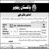 Pakistan Railways Jobs 30 October 2019
