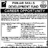 Punjab Skill Development Fund Jobs 30 October 2019