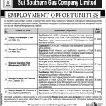 Sui Northern Gas Pipelines Limited Jobs 06 Oct 2019