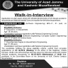 University Of Azad Jammu And Kashmir Jobs 01 October 2019