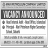 Mari Petroleum Company Limited Jobs 19 November 2019