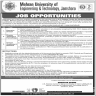 Mehran University Of Engineering And Technology Jobs 21 November 2019