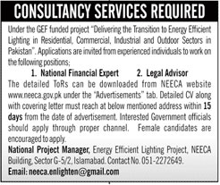 Jobs In GEF Funded Project Islamabad 17 December 2019