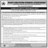 Gilgit-Baltistan Council Secretariat Jobs 04 December 2019