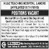 Hijaz Teaching Hospital Jobs 29 December 2019