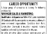 Manager Sales And Marketing Required In A Group Of Companies Jobs 08 December 2019