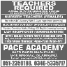 Pace Academy Islamabad Jobs 15 December 2019