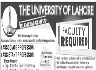 The University of Lahore (UOL) Jobs 15 December 2019