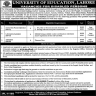 University of Education Lahore Jobs 04 December 2019