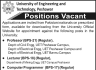 University Of Engineering And Technology Peshawar Jobs 24 December 2019