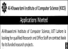 Al-Khawarizmi Institute Of Computer Sciences KICS Jobs 02 January 2020