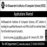Al-Khawarizmi Institute Of Computer Sciences KICS Jobs 02 January 2020