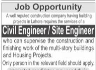 Engineering Staff Required In Reputed Construction Company Jobs 26 January 2020