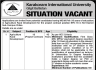 Karakoram International University Jobs 14 January 2020