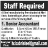 Senior Accountant Required In Steel Manufacturing Firm Lahore Jobs 05 January 2020