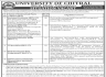 University of Chitral Jobs 29 January 2020