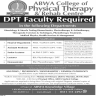 Abwa College Of Physical Therapy And Rehab Centre Jobs 03 February 2020