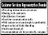 Customer Services Representative Required In Islamabad Jobs 11 February 2020