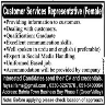 Customer Services Representative Required In Islamabad Jobs 11 February 2020