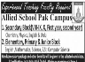 Experienced Teaching Faculty Required In Allied School Pak Campus Jobs 02 February 2020