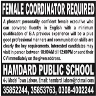 Female Coordinator Required Hamdard Public School Jobs 09 February 2020