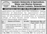 Lasbela University of Agriculture Water and Marine Science Utahl Jobs 10 February 2020