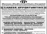 Memon Medical Institute Hospital Jobs 16 February 2020