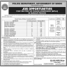Police Department Govt of Sindh Jobs 05 February 2020