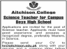 Science Teachers Required In Aitchison College Lahore Jobs 10 February 2020
