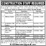 Well Reputed Construction Company Jobs 16 February 2020