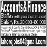 Accounts And Finance Staff Required In A Textile Group Lahore Jobs 08 March 2020