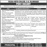 Fazaia Inter College Islamabad Jobs 03 March 2020